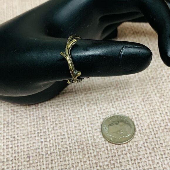 Brass Twig Ring - Picture 3 of 3